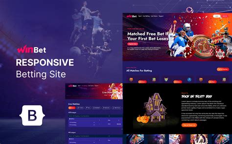 HTML5 Online Betting Website Templates by TemplateMonster.